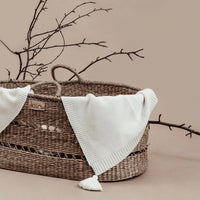Chunky Knit Blanket - Off-white