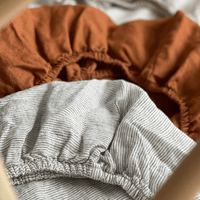Bassinet Sheets - Pinstripe
