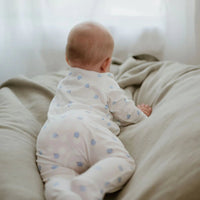 Jersey Zip Onesie Blueberry