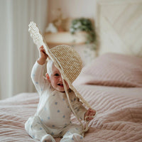 Jersey Zip Onesie Blueberry
