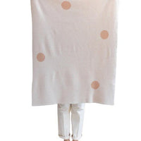 Hvid Edie Blanket - Apricot