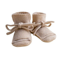 Hvid Wool Booties - Oat