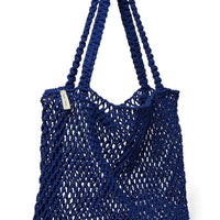 Macrame Bag - Blue