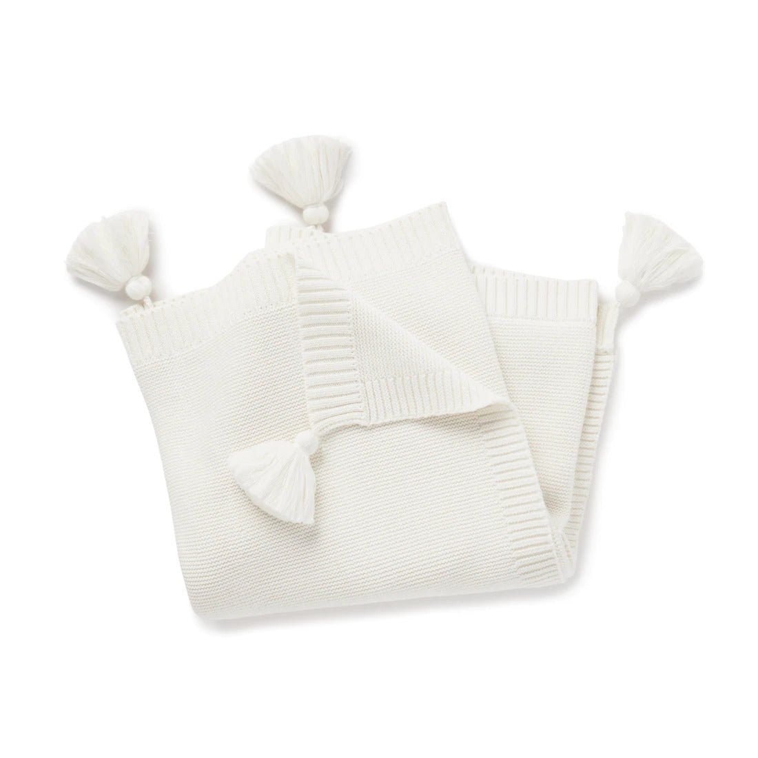 Chunky Knit Blanket - Off-white