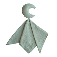 Mushie Lovey Blanket Moon - Roman green