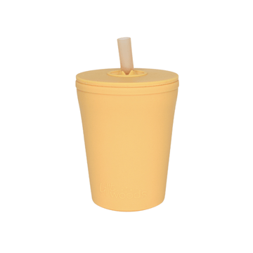 Silicone Straw Cups- Daffodil