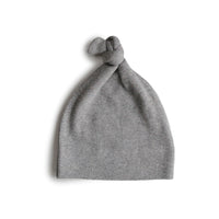 Ribbed Beanie - Grey Melange