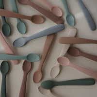 Baby Spoons 2 Pack - Cambridge Blue & Sand