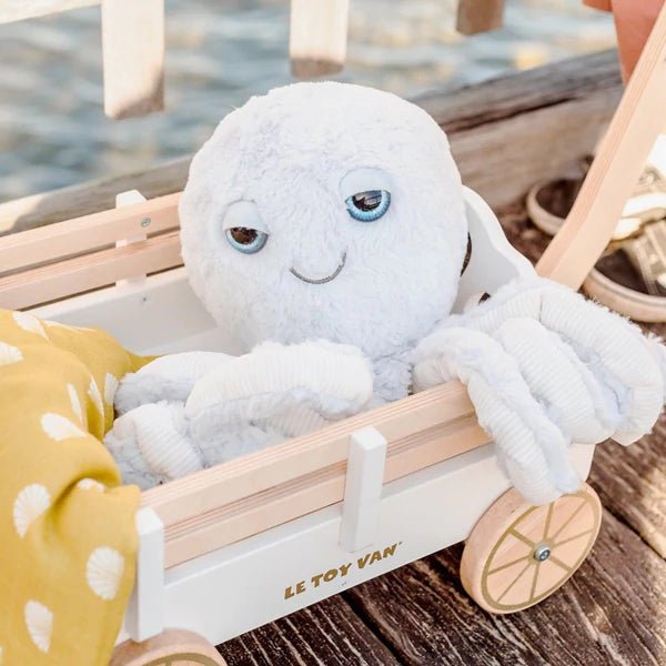 O.B. Designs Octopus Soft Toy - Pale blue