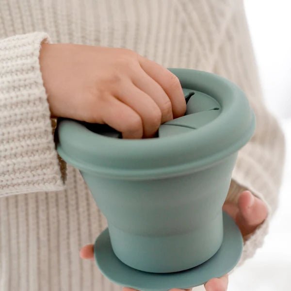 O.B. Designs Collapsable Snack Cup | Ocean