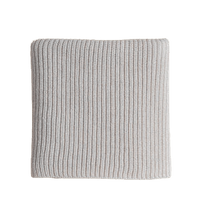 Hvid Blanket Blanka - Silver