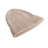 Hvid Wool Beanie - Sand- Adult